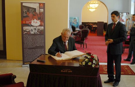 PRESIDENT MILOŠ ZEMAN SPENT TWO NIGHTS AT THE CLARION GRANDHOTEL ZLATÝ LEV IN LIBEREC