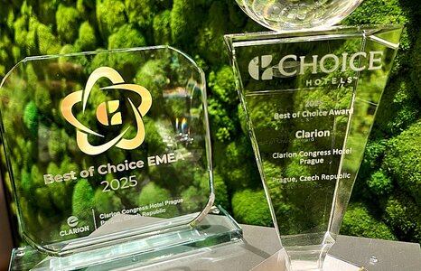 Clarion Congress Hotel Prague erhält renommierten Best of Choice Winner Award