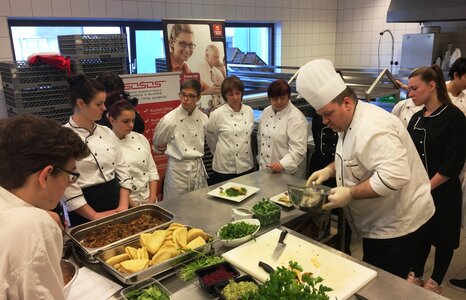 Young cooks trained under the guidance of professionals at the Clarion Olomouc