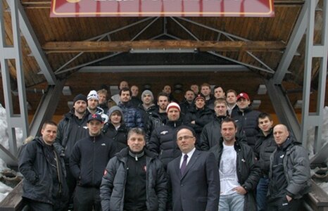 SOUSTREDENI HOKEJISTU HC SPARTA PRAHA  V KRKONOSSKEM CLARIONU