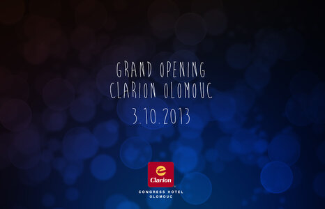 CLARION CONGRESS HOTEL OLOMOUC  SLAVNOSTNĚ OTEVŘEN!