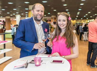 Business partners of the Vysočany Clarion enjoyed the best rosé wines