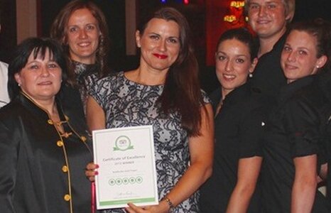 BUDDHA-BAR HOTEL PRAGUE ZÍSKAL TRAVELERS’ CHOICE AWARD OCEŇUJÍCÍ NEJLEPŠÍ HOTELY ČESKA