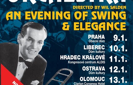 Swingová legenda Glenn Miller Orchestra v lednu 2016 v olomouckém Clarionu