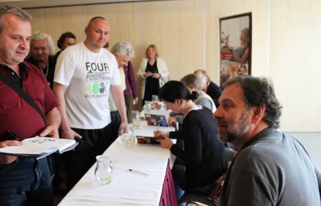 The debate with the stars of Bony a klid 2 in Congress Hotel Ceske Budejovice